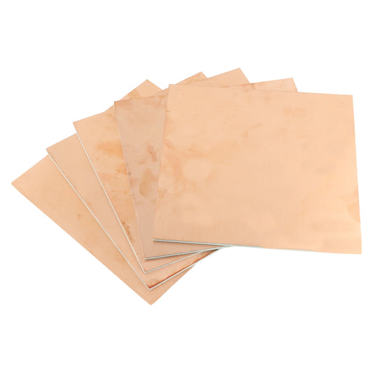 1.6 mm Thick Single Sided Copper Clad Laminate Circuit Board 12 x 12 Inch (FR4 Glass Epoxy PCB) - 2 Units