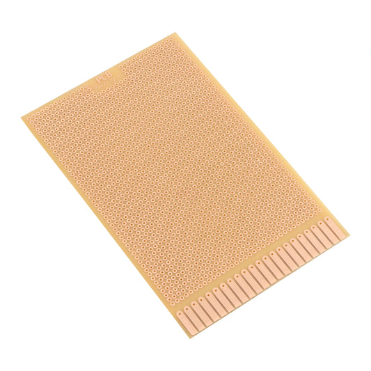 Combo - General Purpose PCB Breadboard – FR2 Phenolic - Set of 5 - 140mmx90mm – with holes plus Male & Female Berg Strips - 5 pcs each