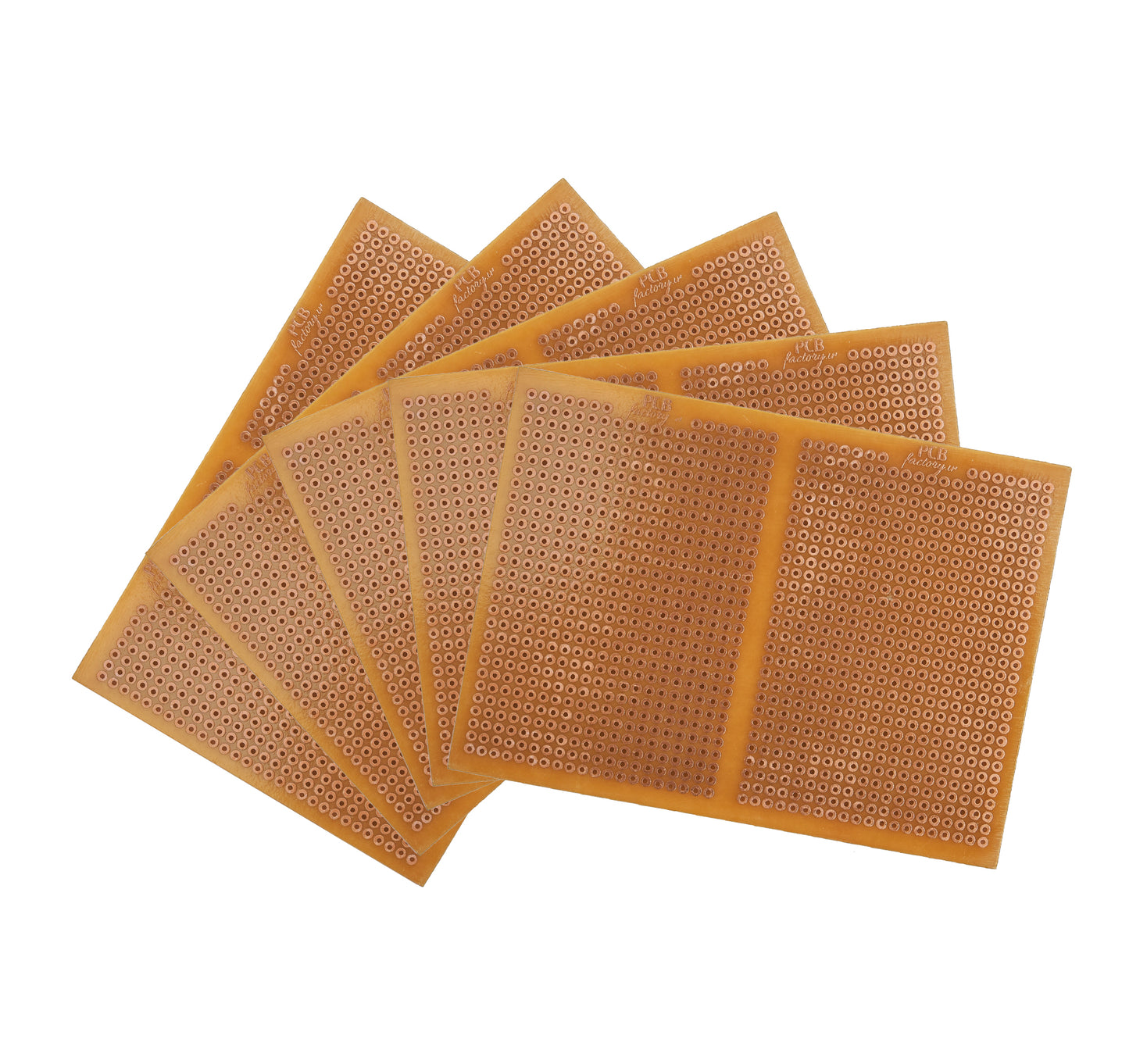 General Purpose PCB Breadboard - FR2 (Set of 20) - 110mm x 80mm & 140mm x 90mm - with Holes