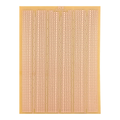 General Purpose PCB Breadboard – FR2 (Set of 10) (120mm x 165mm) – with holes