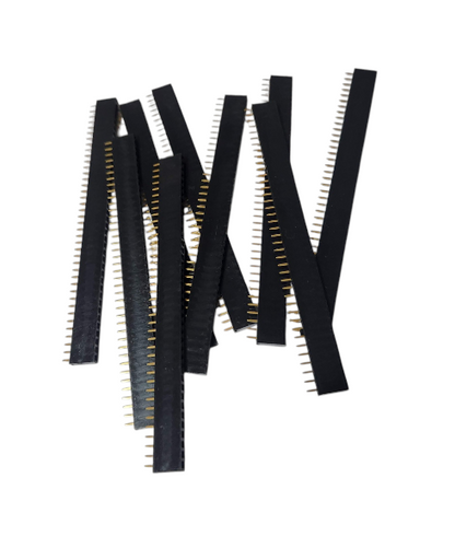 Combo - General Purpose PCB Breadboard – FR2 Phenolic - Set of 5 - 140mmx90mm – with holes plus Male & Female Berg Strips - 5 pcs each